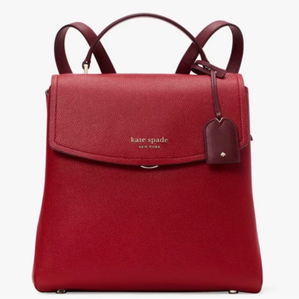Kate Spade Deep Red Backpack Bag